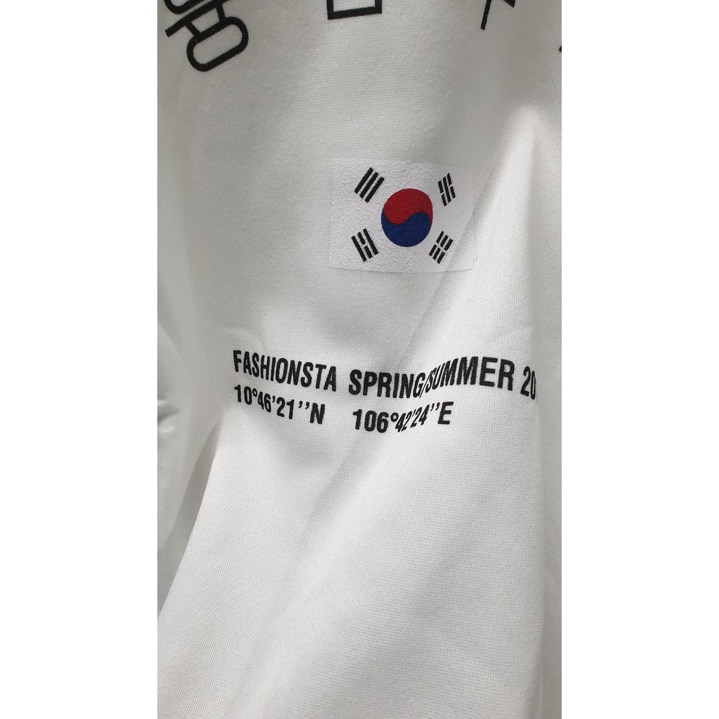 Áo sweater nỉ thêu chữ hàn | BigBuy360 - bigbuy360.vn