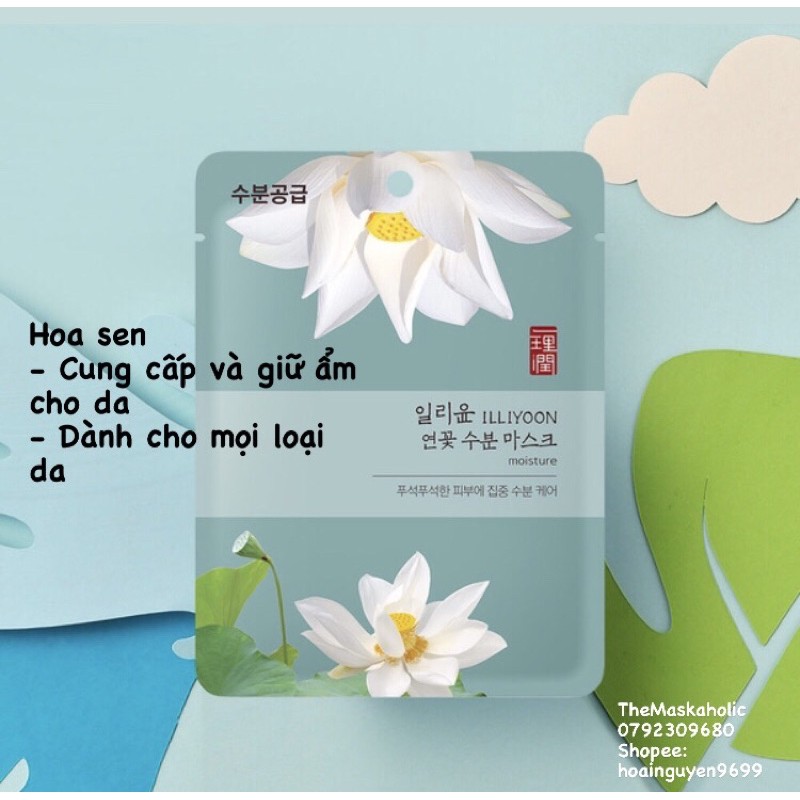 (Sẵn-Bill) Mặt Nạ ILLIYOON Sheet Mask