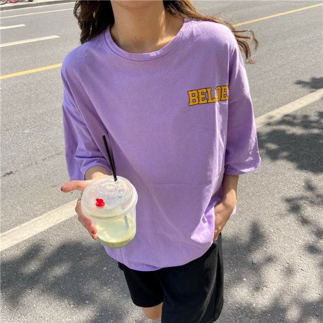 Áo thun tay lỡ free size BELOED?