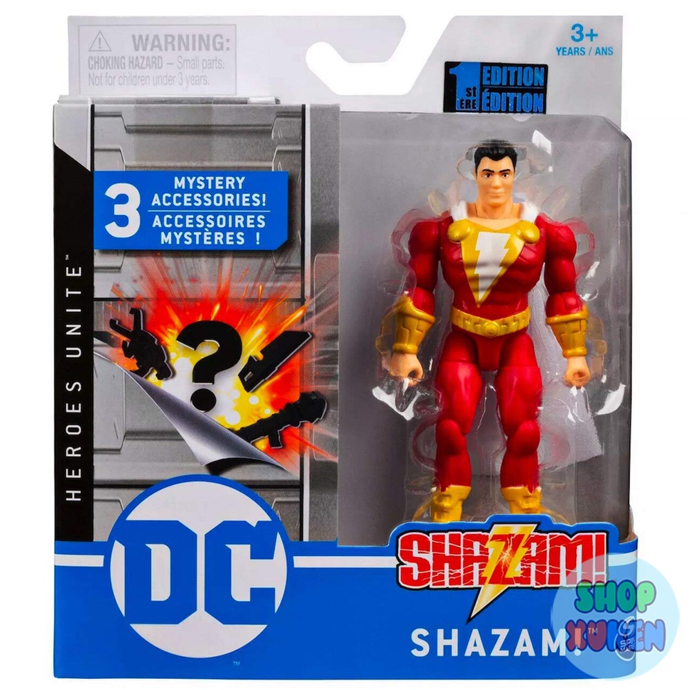 Mô hình siêu anh hùng DC - Superman, Flash, Cyborg, Shazam và Black Superman - Shopxuken