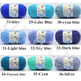 Cuộn len sợi, len milk cotton, len milk bò mềm mại siêu rẻ