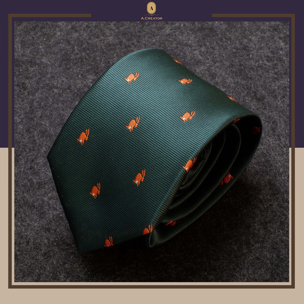 Cà Vạt Cao Cấp, Quà Tặng Nam, Đi Kèm Hộp Đựng, Dành Cho Dân Văn Phòng Chất Liệu Polysilk - Phiên Bản 7cm