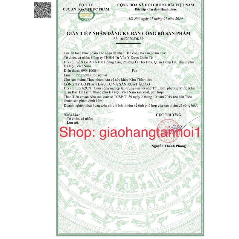 Kim Thính Hộp 2 lọ 90 Viên +1 Hộp 30 v- Tăng Cường Thính Lực, Cải Thiện Nghe Không Rõ, Ù Điếc Tai
