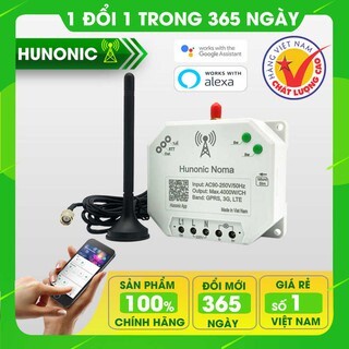 Công Tắc Điều Khiển Thiết Bị Điện Từ Xa Qua Điện Thoại Hunonic Lahu 1 kênh│Công tắc thông minh kết nối Wifi