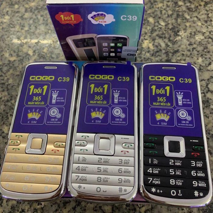 Điện thoại CoGo C39 (4sim) full box