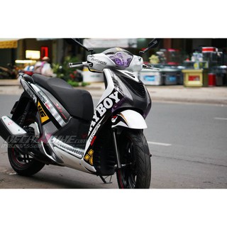 [D4B-Tem chuẩn xịn] Tem trùm xe SH Playboy
