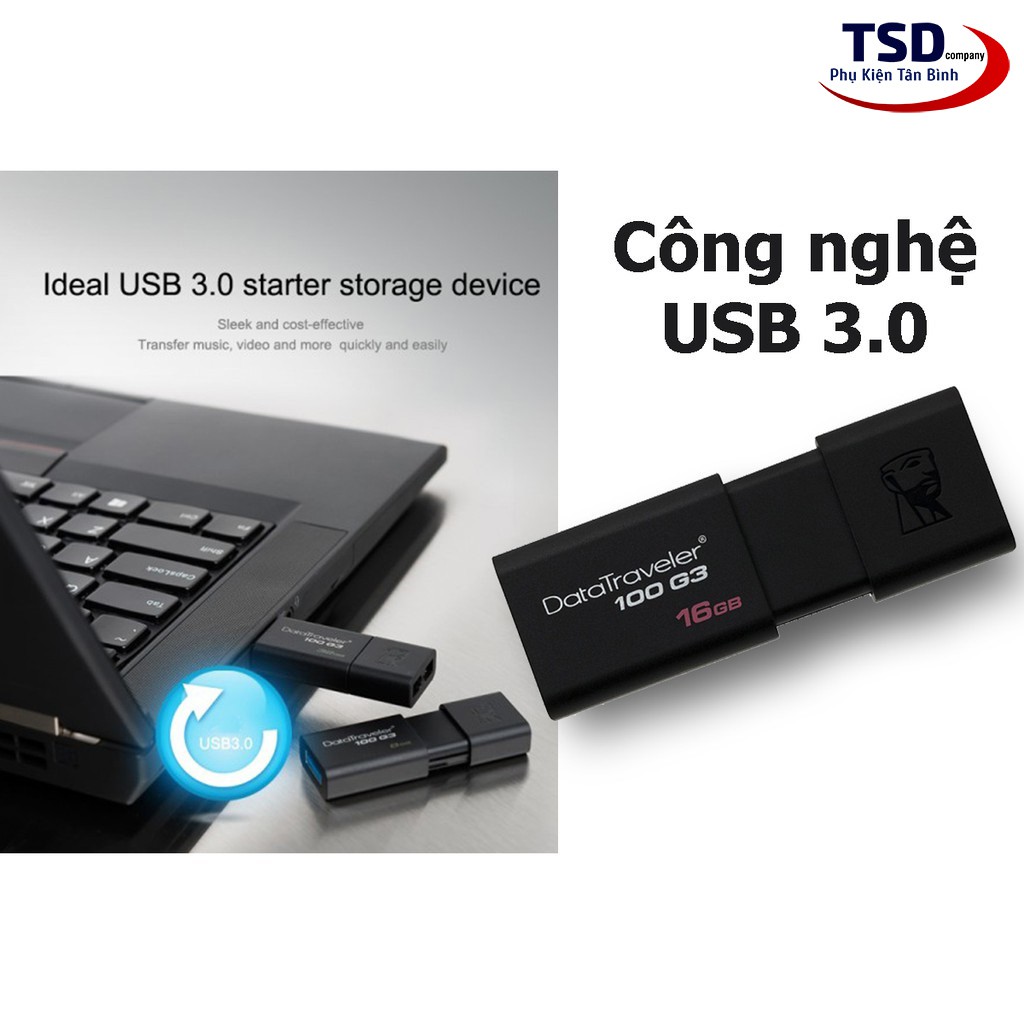 USB 3.0 Kingston 16GB Chính Hãng