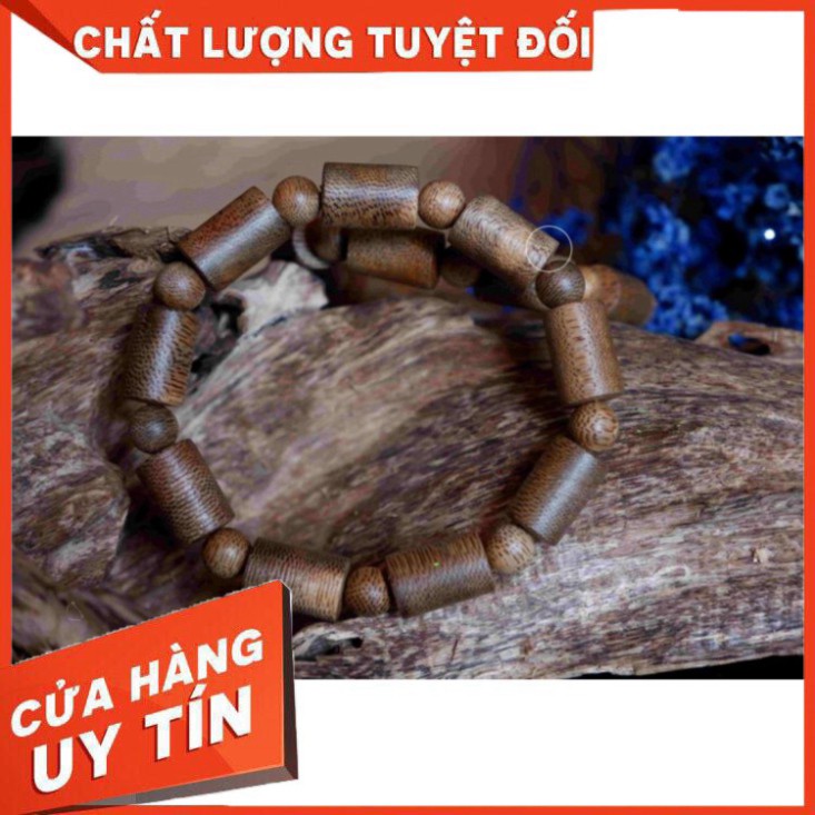 Trầm Hương Vòng Tay Trầm Hương Đốt Trúc Bảo Hành Mùi Thơm Vĩnh Viễn [ Tặng hộp Gấm cao cấp ]