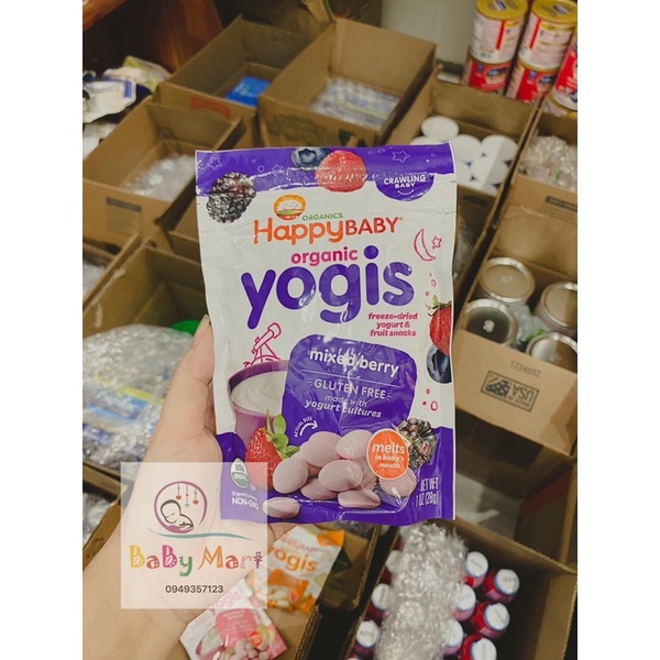 Sữa chua khô Happy baby date 2023