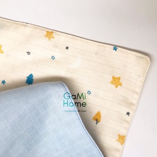 Set 2 cái khăn yếm cotton organic