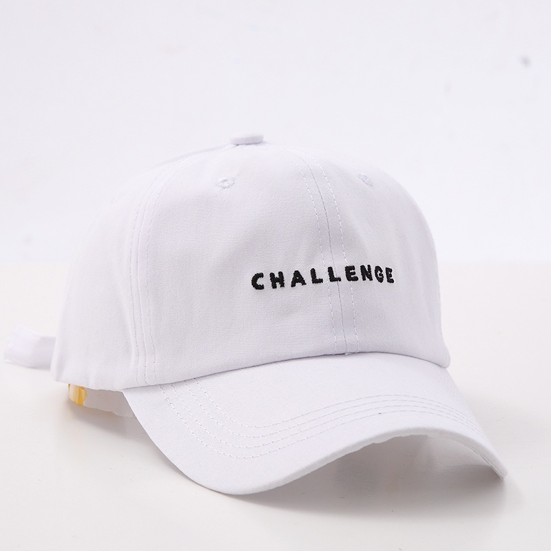 Nón kết cao cấp, mũ lưỡi trai thêu chữ Challenge form unisex nam nữ nhiều màu - LT05