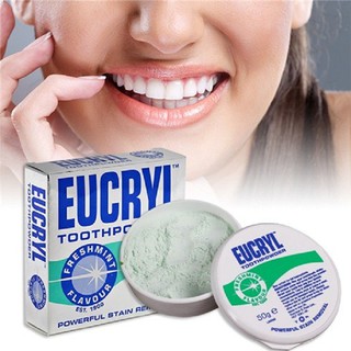 Kem đánh răng / bột tẩy trắng răng Eucryl của Anh