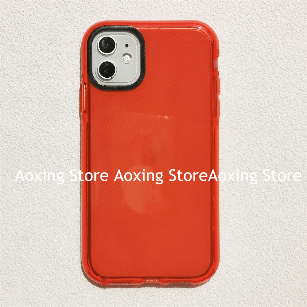 Ốp Điện Thoại TPU + PC 12 Màu Neon Thời Trang Mới Cho IPhone 11 13 Pro Max