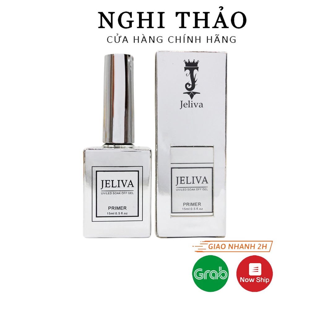 Liên kết bột nail , kiềm dầu nail Jeliva 15ml