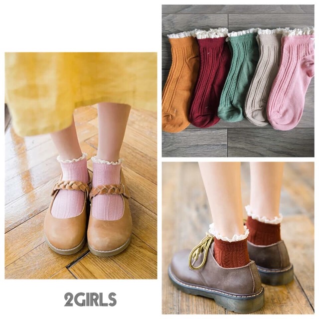 Tất dài,tất ren cao cổ style ulzzang