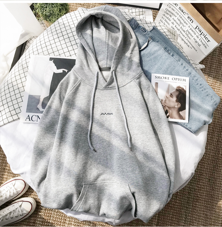 Áo Hoodie Tay Dài Form Rộng Kiểu Dáng Trẻ Trung Cho Nữ | BigBuy360 - bigbuy360.vn