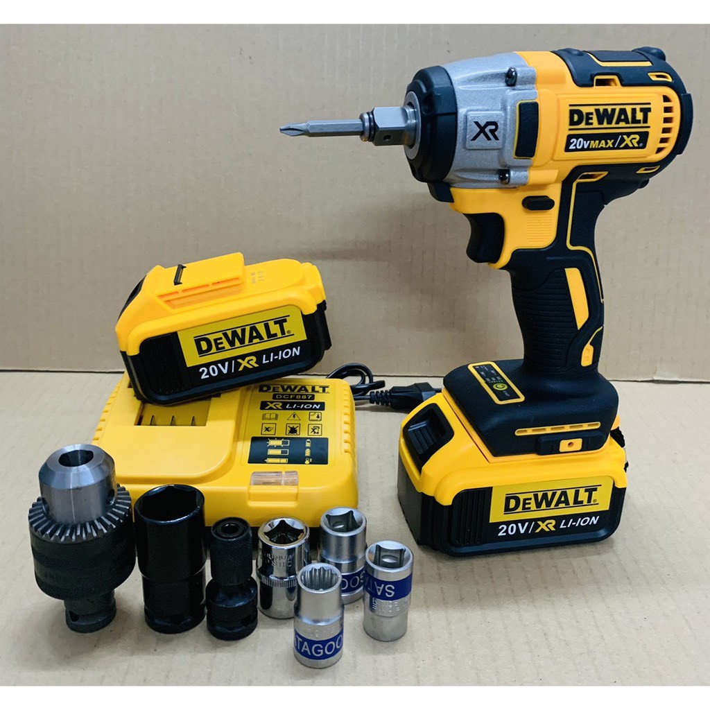 Máy Siết Bulong Dewatl Hàng loại 1 Motor từ không chổi than