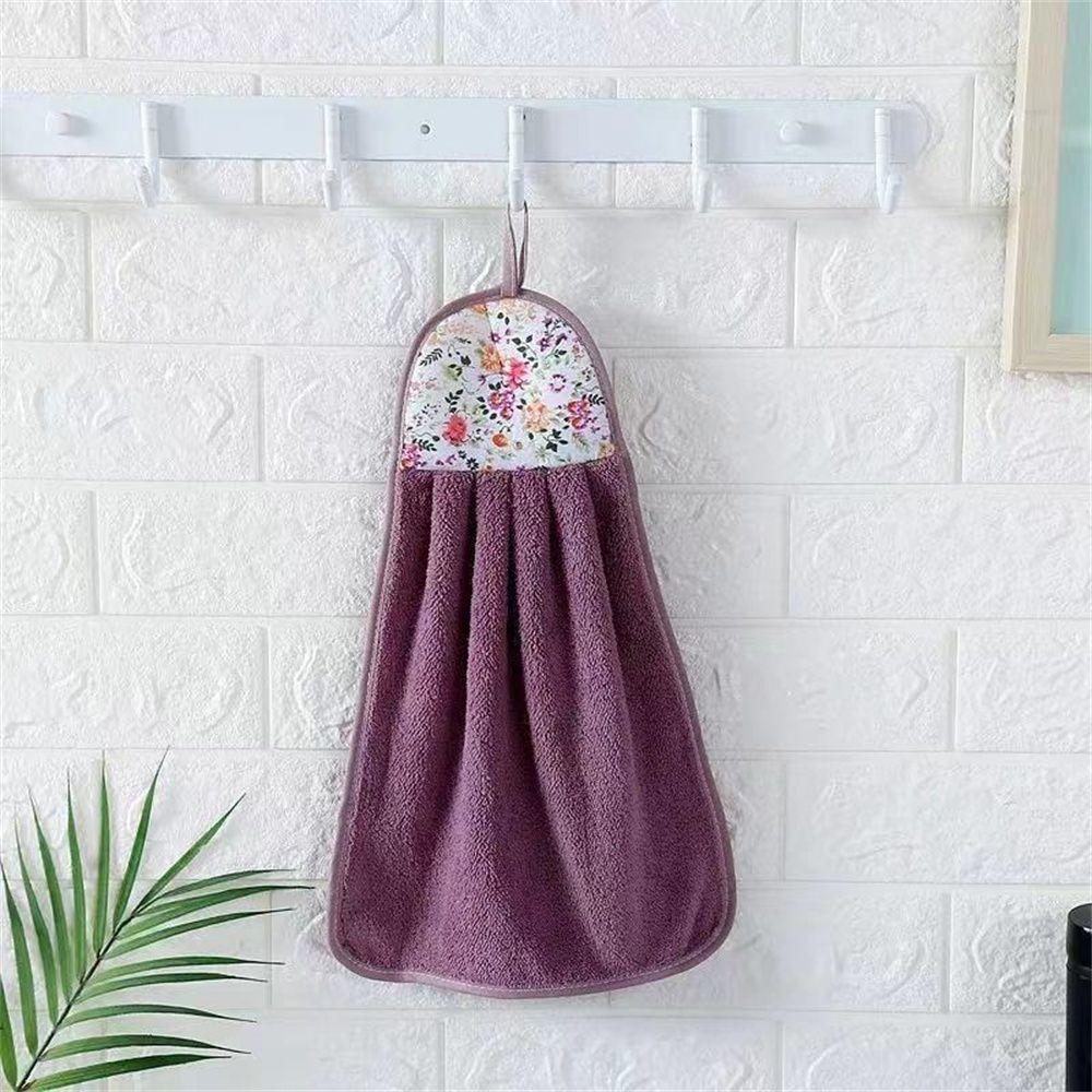 Khăn Lau Tay Vải Nhung San Hô Thấm Hút Tốt Nhanh Khô Tiện Dụng