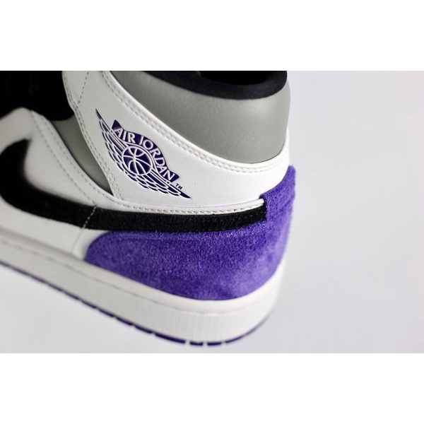 Giày Nike Air Jordan 1 Mid &quot;Varsity Purple&quot; sneakers thể thao nam 852542-105 - Hàng Chính Hãng - Bounty Sneakers