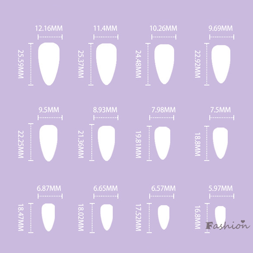 Bộ Móng Tay Giả Bền Bỉ Thoải Mái In Họa Tiết Hoa Cho Salon Làm Móng