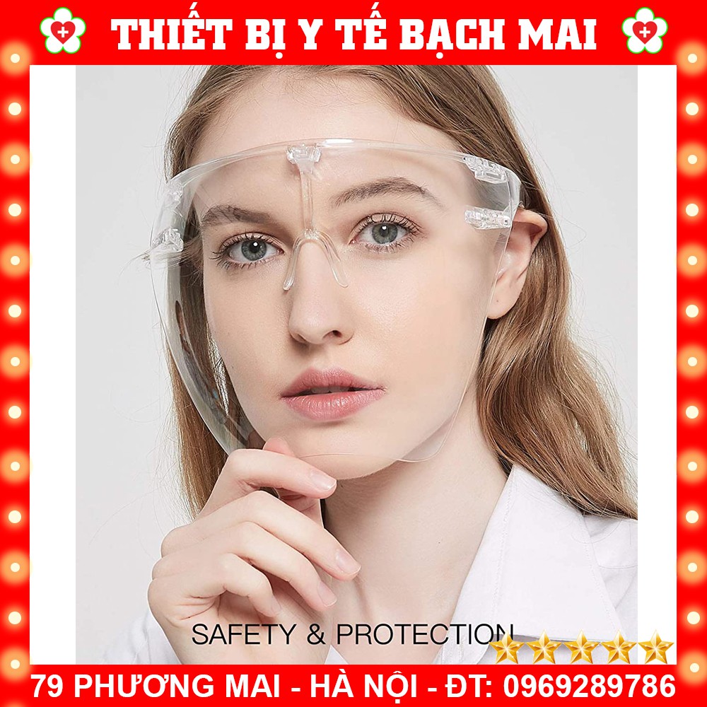 Kính - Khẩu Trang Nhựa Bảo Vệ Vùng Mặt An Toàn Face Shield