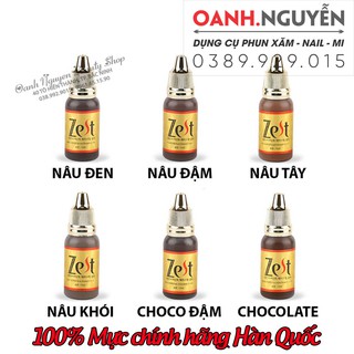 Mực xăm lông mày ZEST Hàn Quốc [Chính hãng]