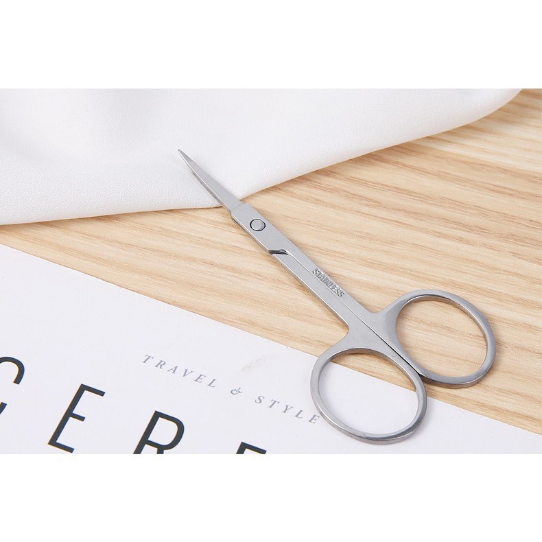 Kéo Tỉa Lông Mi, Lông Mày, Sắc Ngọt, Tóc Chuyên Dụng, Nhỏ Gọn, Tiện Lợi Làm Bằng Thép Không Rỉ | BigBuy360 - bigbuy360.vn