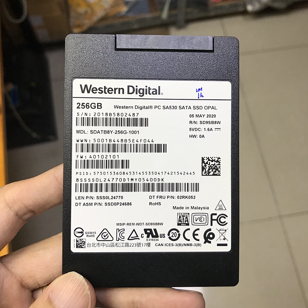 Ổ Cứng SSD Samsung PM881 PM871 120Gb 250Gb vỏ nhôm sata 6bps hàng zin tháo máy