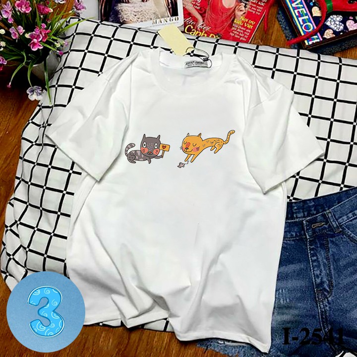 BST áo thun tay lỡ unisex đẹp chất liệu cotton