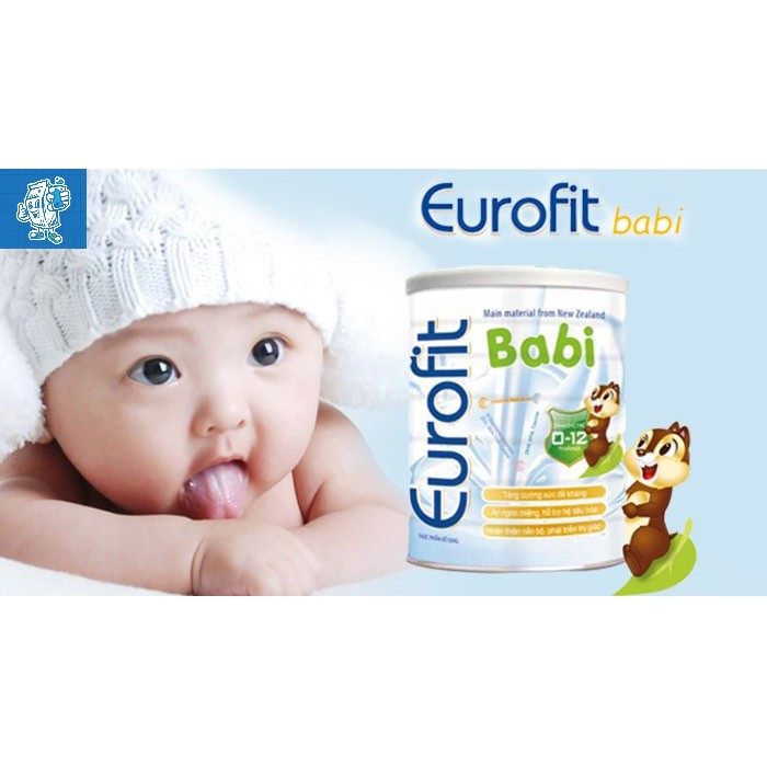 Sữa bột Eurofit Babi hộp 900g