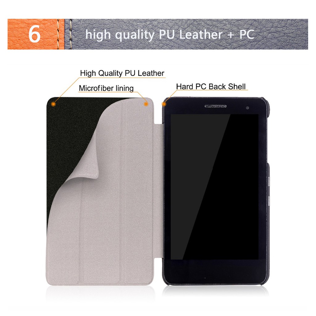 Magnetic Case cover For Huawei MediaPad T3 7 3G BG2-U01 BG2-U03 Smart Cover PU Leather Cover Case