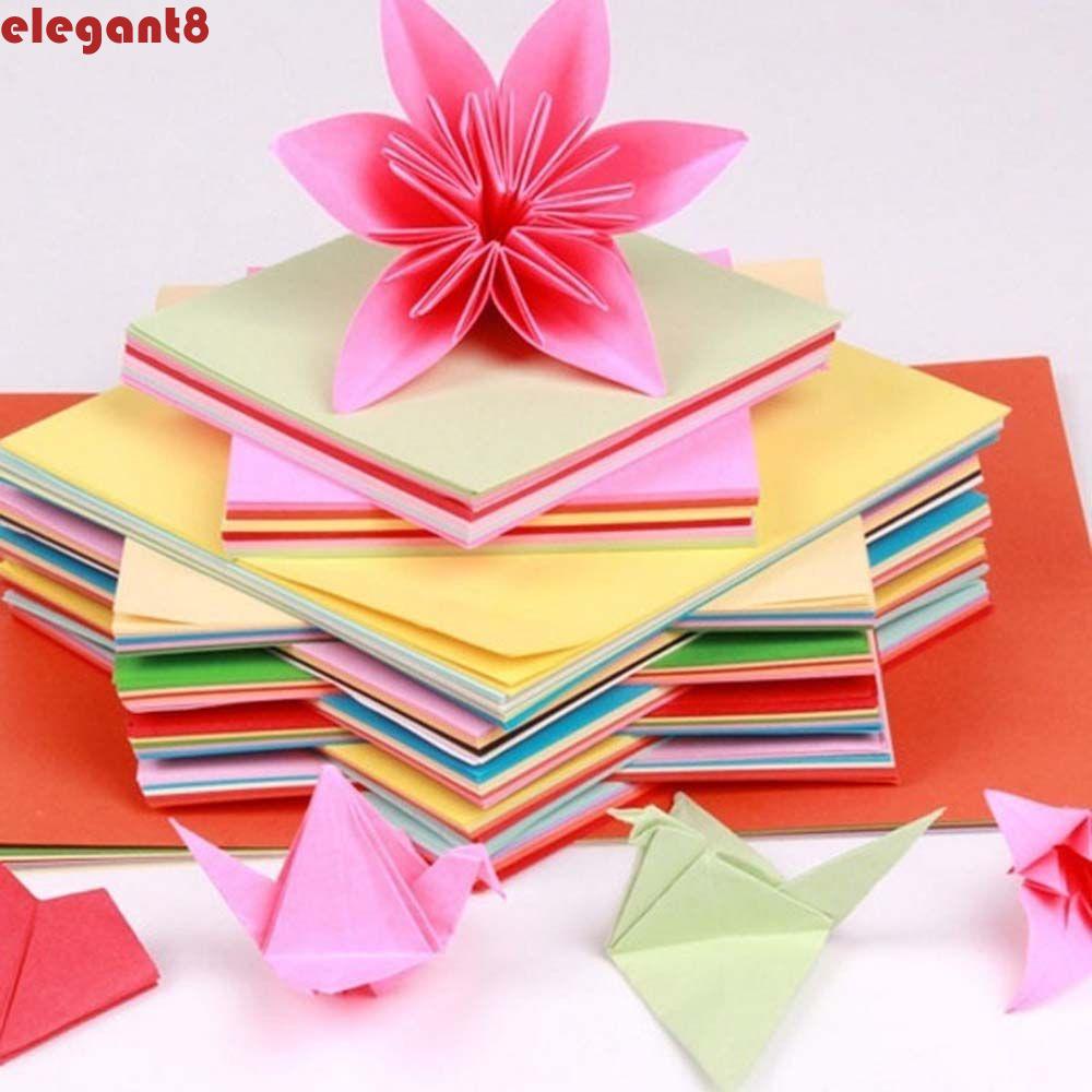 Giấy Xếp Origami 10 Màu Sắc Trang Trí Nội Thất