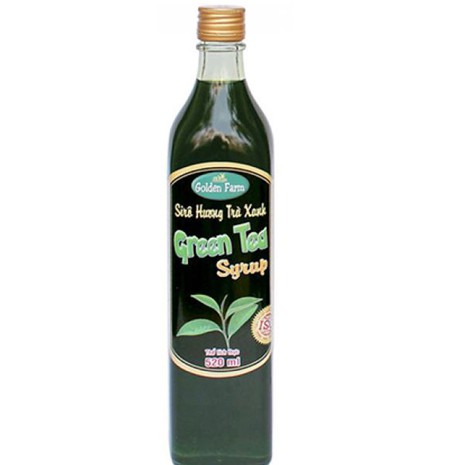 Syrup Golden Farm Trà Xanh (Green Tea Syrup) 520 ml - SGF009