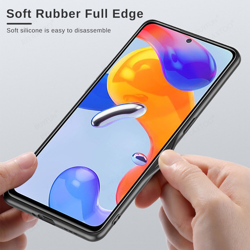 For Xiaomi Redmi Note 11 Pro Case Sheepskin Leather Matte Coque Redmy Not 11S 4G 11Pro Plus 5G Shockproof Soft Frame Slim Cover