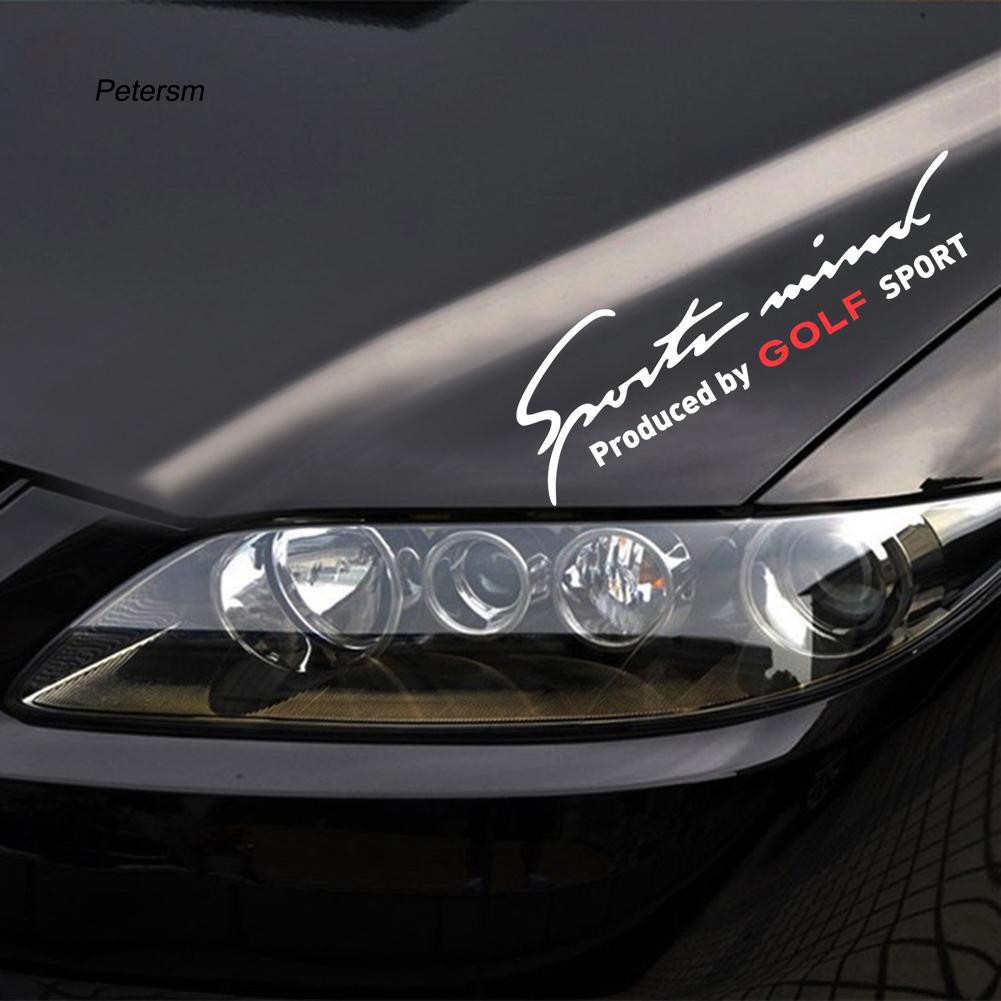 Miếng dán Sticker phản quang hình chữ PT _ Unique cho xe hơi , xe tải