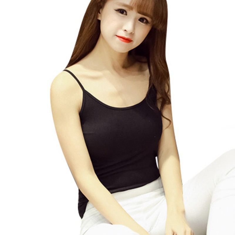 Áo ôm 2 dây cổ tròn quyến rũ cho nữ | BigBuy360 - bigbuy360.vn