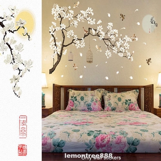 2pcs/pack Removable Bedroom Moon Home Decor Art PVC Fairy Wall Sticker