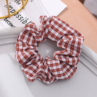 Cột tóc, buộc tóc vải Scrunchies hình Caro mini