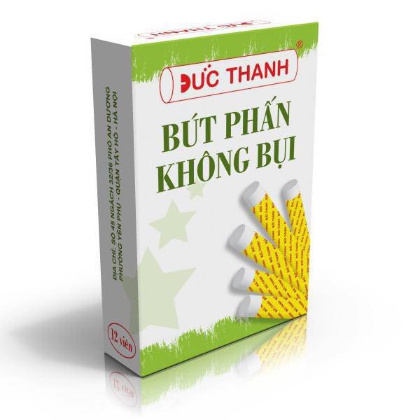 Phấn không bụi Đức Thanh, hộp 12 viên cao cấp - ĐỨC HUY STORE