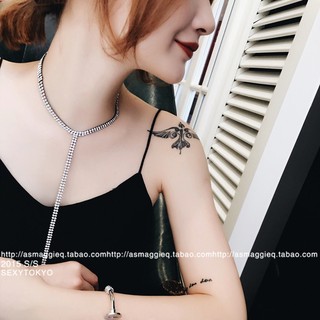 Vòng Cổ Choker Đính Đá Dây Dài