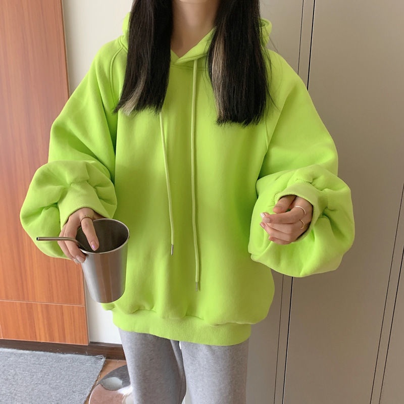 Áo hoodies có nón dài tay nhiều màu sắc thời trang cho nữ