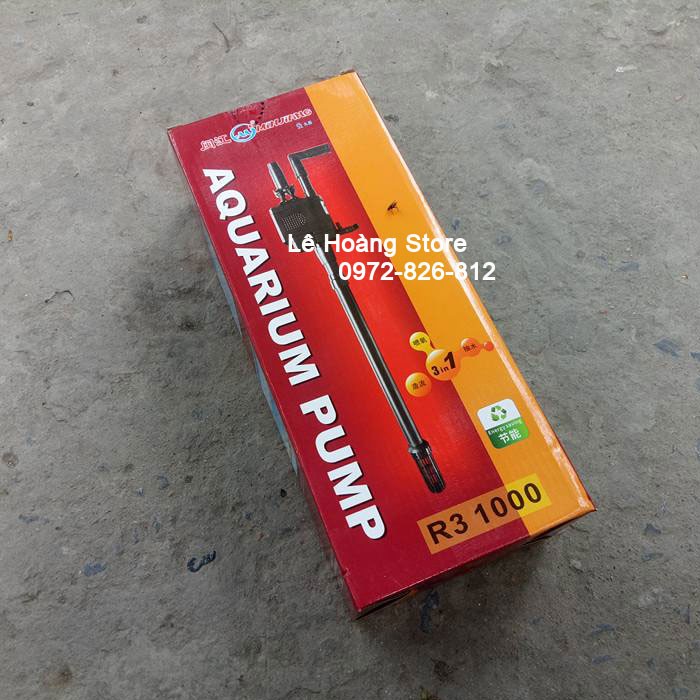 Máy Bơm Bể Cá 3 Trong 1  R3 – 380 - 580 - 1000 - 1200