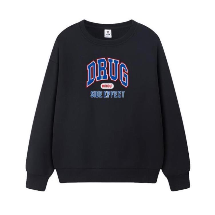 [MẪU MỚI TREND THU ĐÔNG 2021] Áo sweater DRUG Form Rộng Áo hoodie UNISEX Nam Nữ AN21 | BigBuy360 - bigbuy360.vn