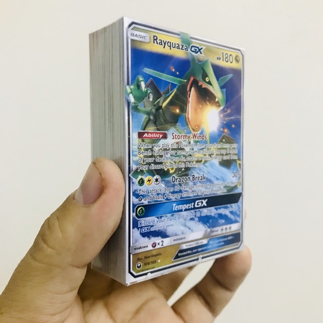Bộ 60 thẻ bài Pokemon Battle Arena Decks - Rayquaza GX 2019