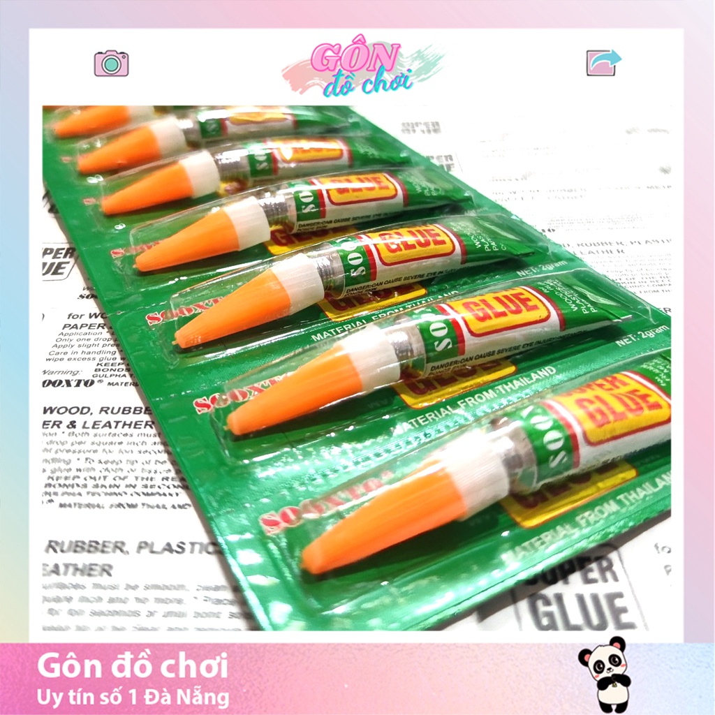 Keo dán đa năng siêu dính trên mọi chất liệu văn phòng phẩm Gôn đồ chơi