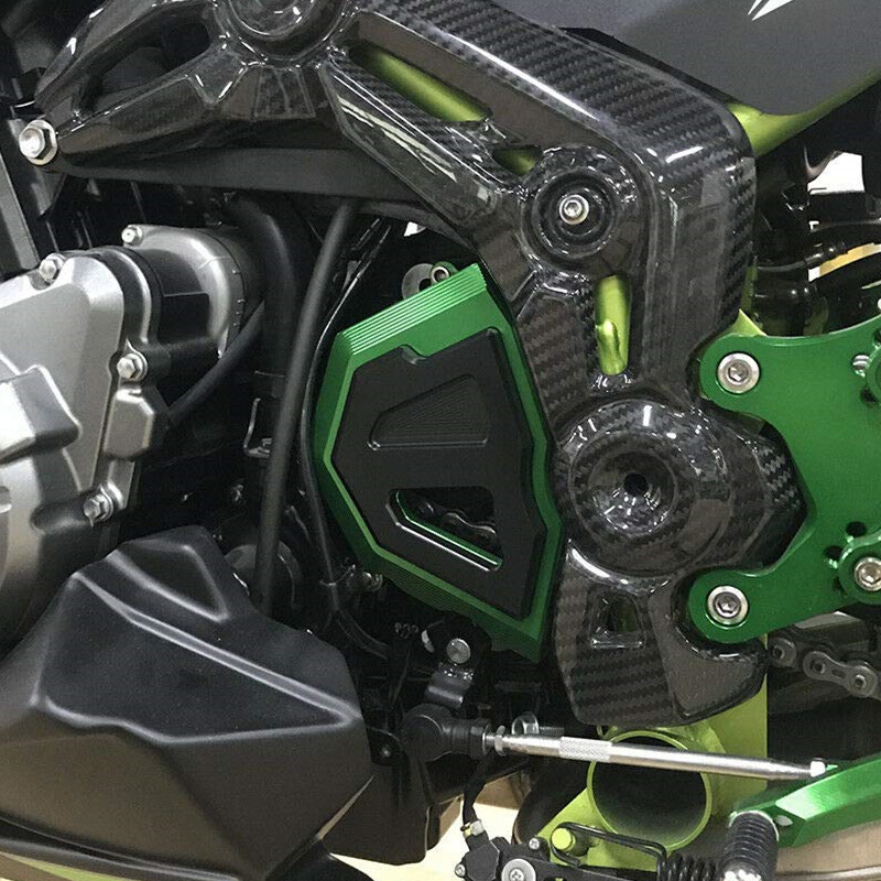 Ốp Bọc Bảo Vệ Dây Xích Động Cơ Xe Mô Tô Kawasaki Z900 2017 2018 2019 2020