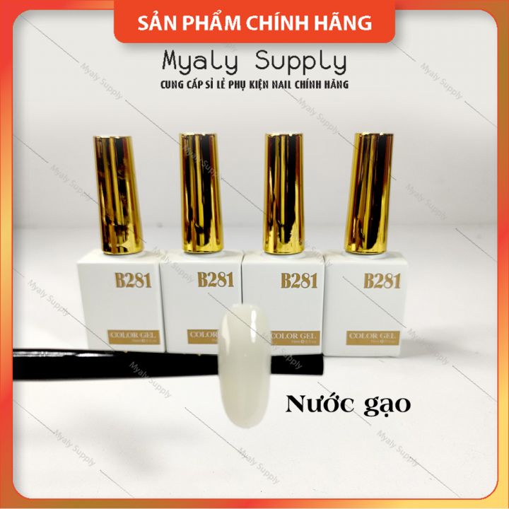 Sơn Gel Trắng Trắng Sữa Đen Nước Gạo Trắng Đục