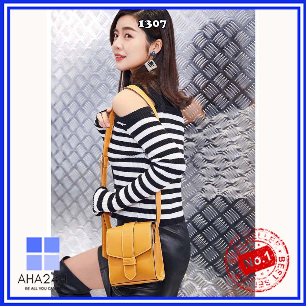 Túi đeo chéo hàn quốc⚡FREESHIP⚡túi xách nữ hộp vuông thời trang cá tính AH1307