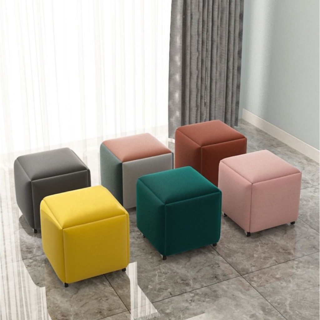 Ghế Rubik Xếp Gọn 5 in 1- Đôn Ghế Thông Minh Có Bánh Xe Sáng Tạo Đa Chức Năng - Nội Thất 3A Cao Cấp