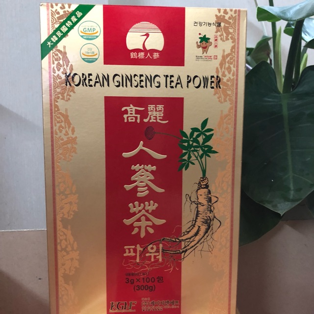 TRÀ SÂM HÀN QUỐC HIỆU CON CÒ (100 gói x 3G)